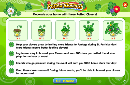 Potted Clovers