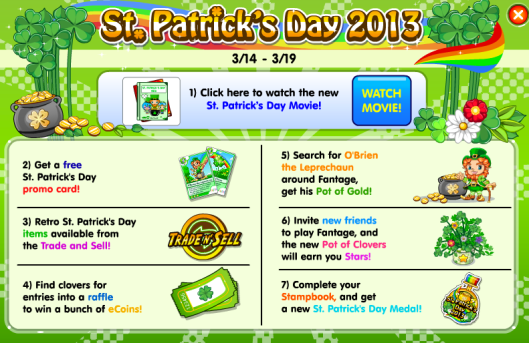 St. Patricks Day Info.